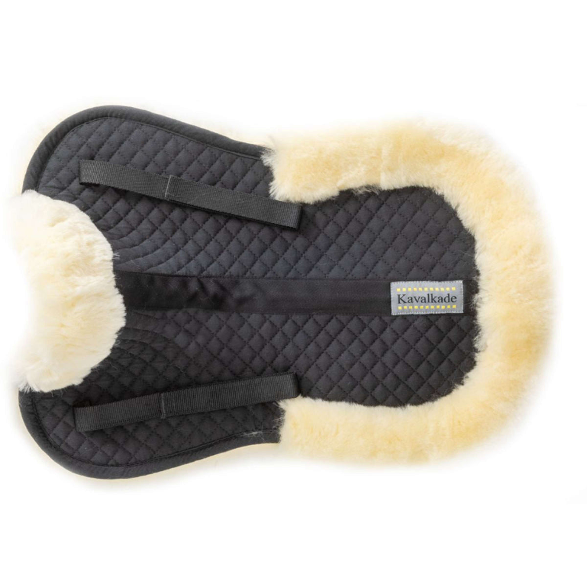 Kavalkade Amortisseur avec Peau d'Agneau Noir/Naturel