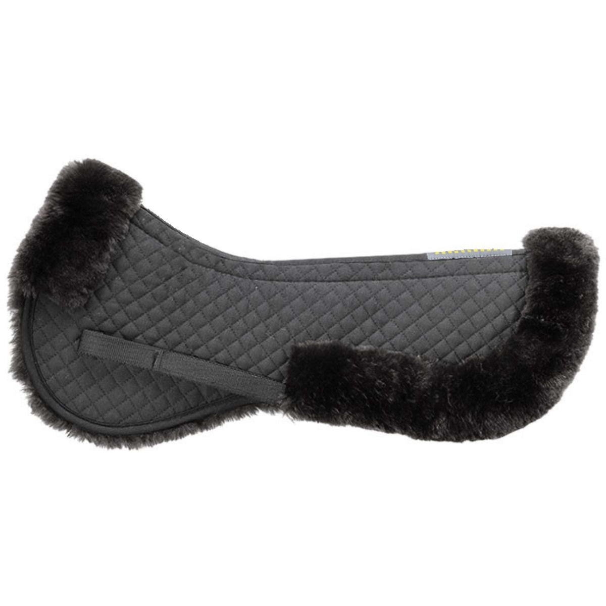 Kavalkade Amortisseur avec Peau d'Agneau Noir