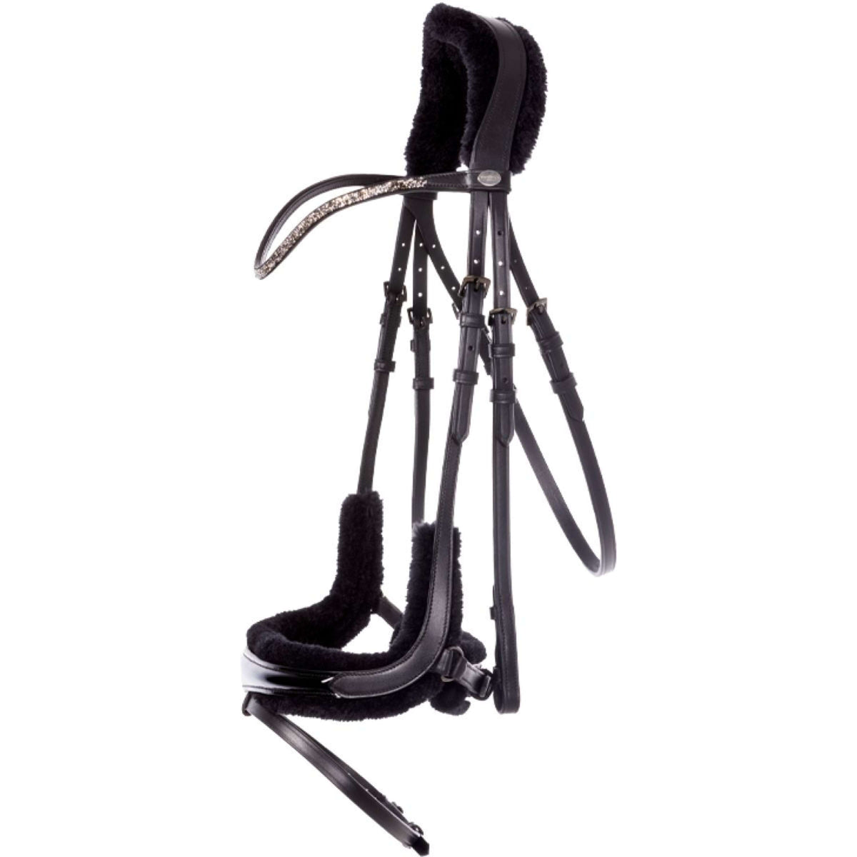 Kavalkade Bride Ivella Faux Fur Noir/Verni/Noir