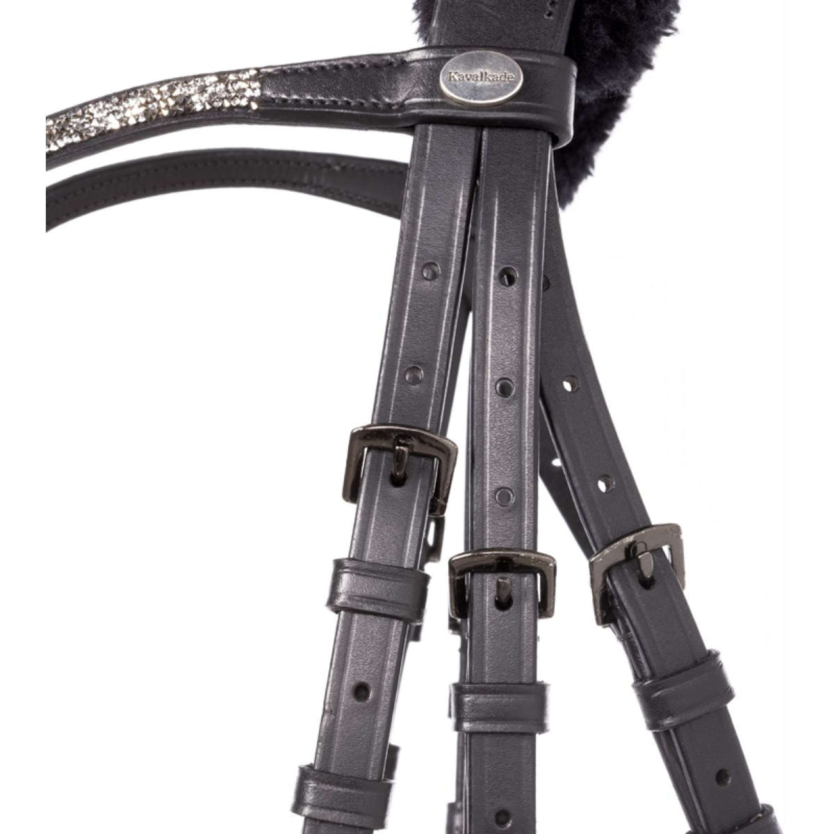 Kavalkade Bride Ivella Faux Fur Noir/Verni/Noir