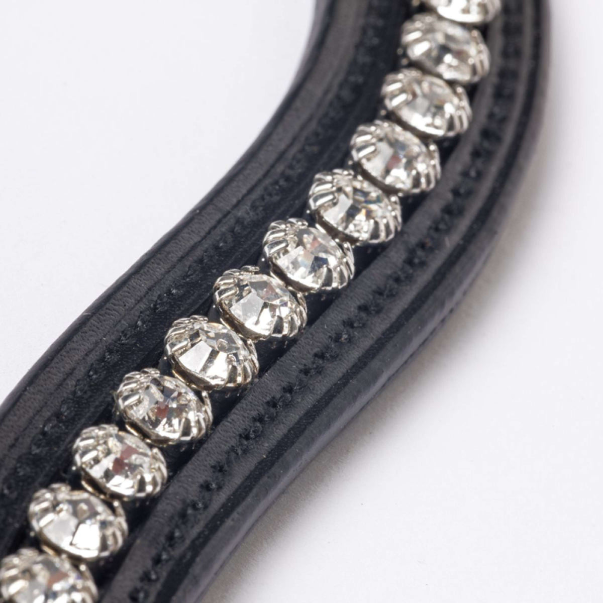 Kavalkade Frontal Fausses Pierres Blanches Noir