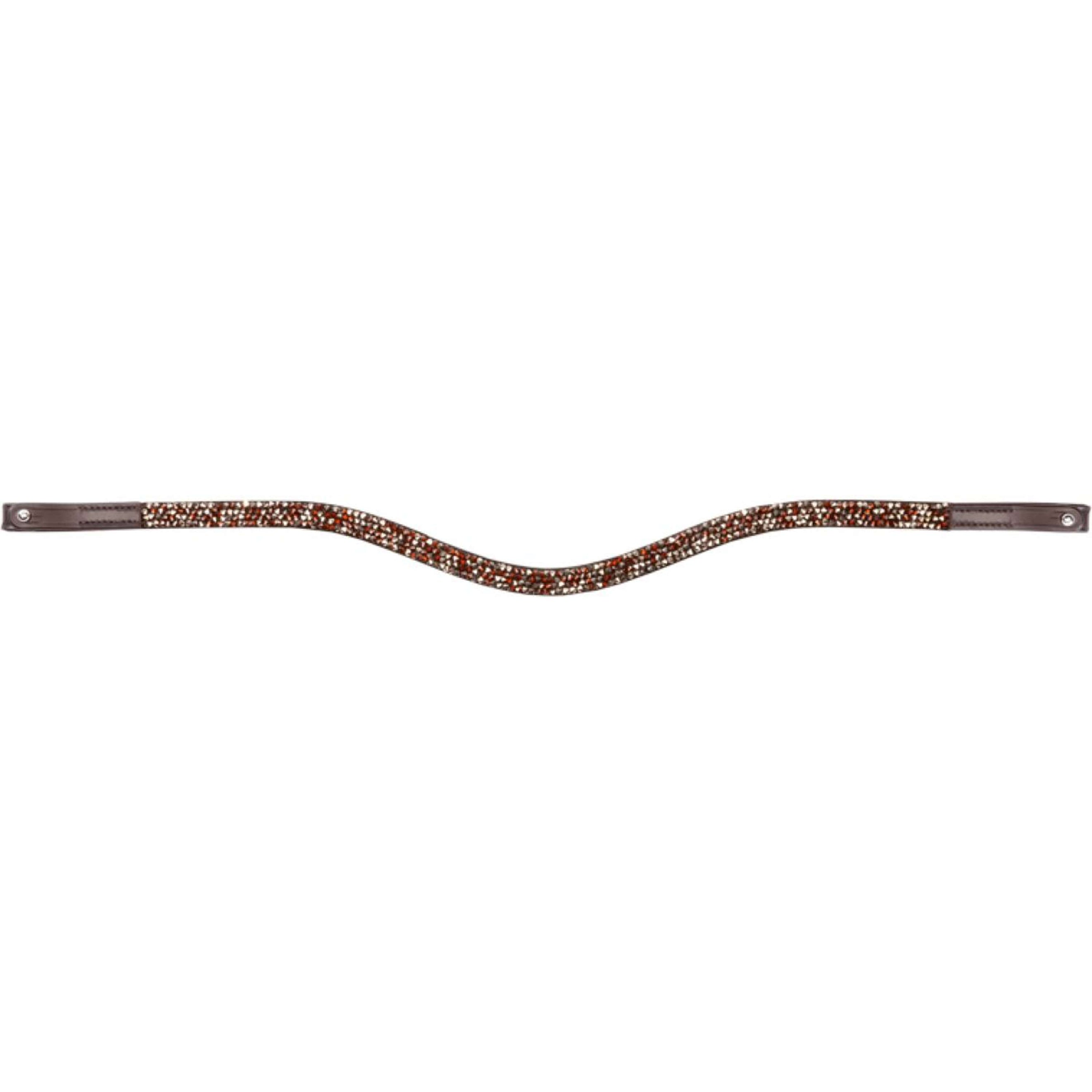 Kavalkade Frontal Courbé Bouton Café-Marron