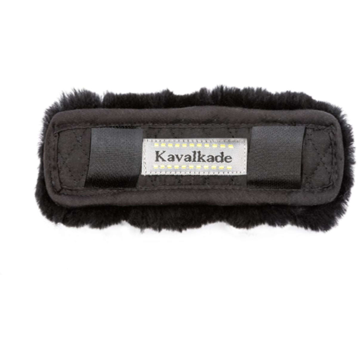 Kavalkade Tête et Nez Tapis Peau d'Agneau Noir