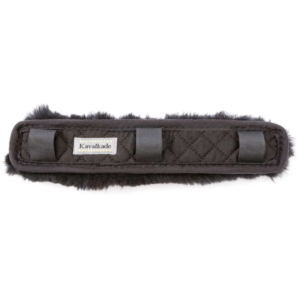 Kavalkade Tête et Nez Tapis Peau d'Agneau Noir