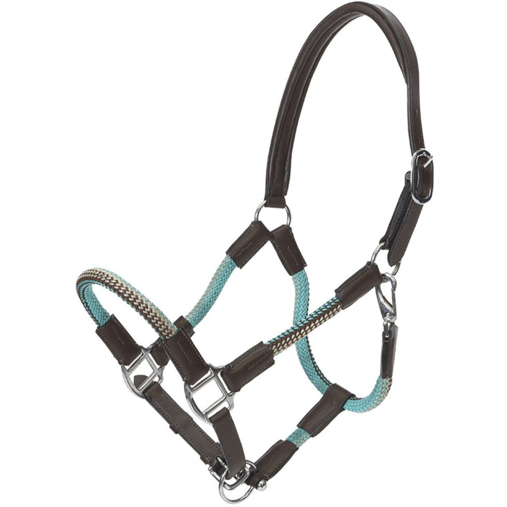 Kavalkade Licol Cavo en Cuir et Corde Marron/beige