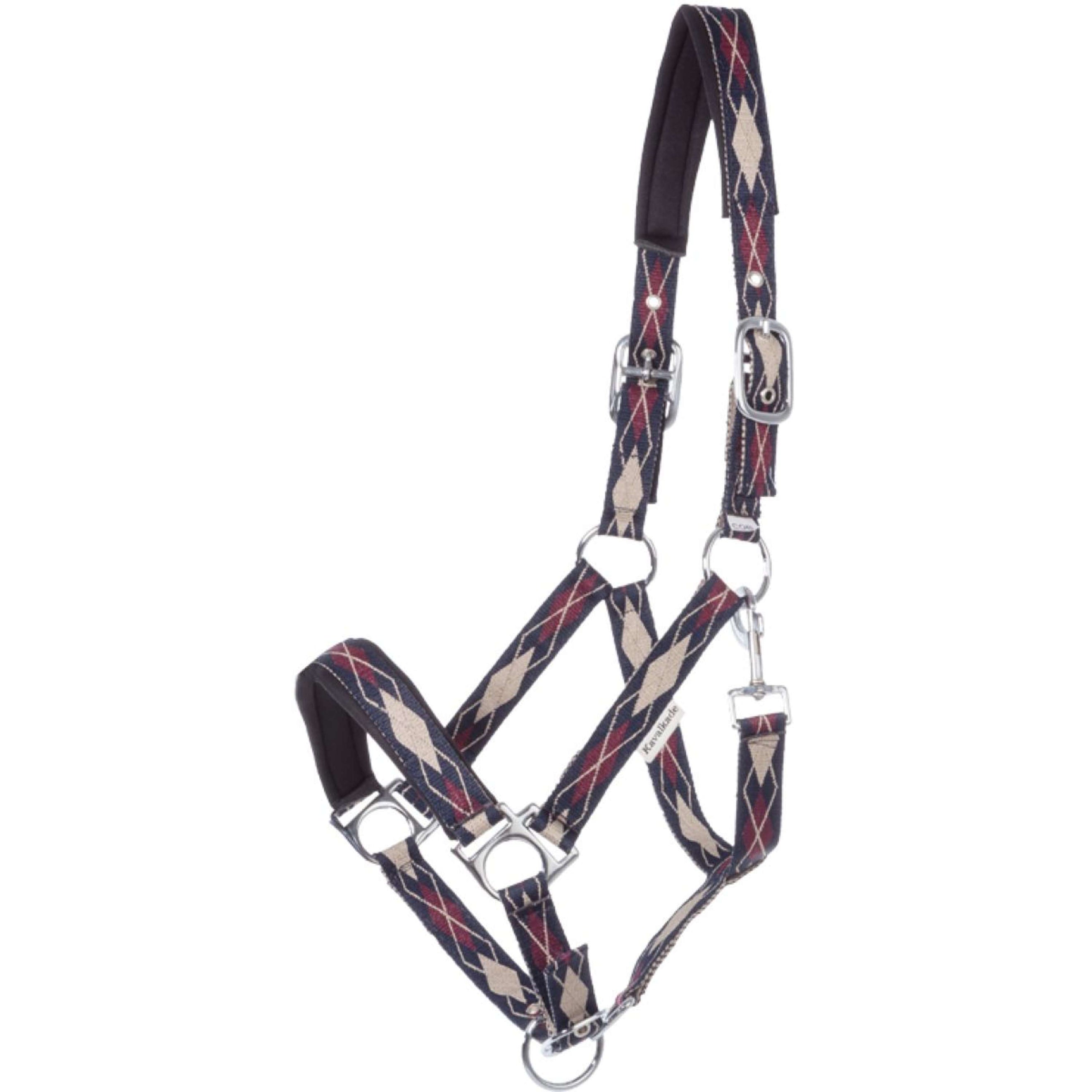 Kavalkade Licol Classic Raute Bleu/Creme/Bordeaux