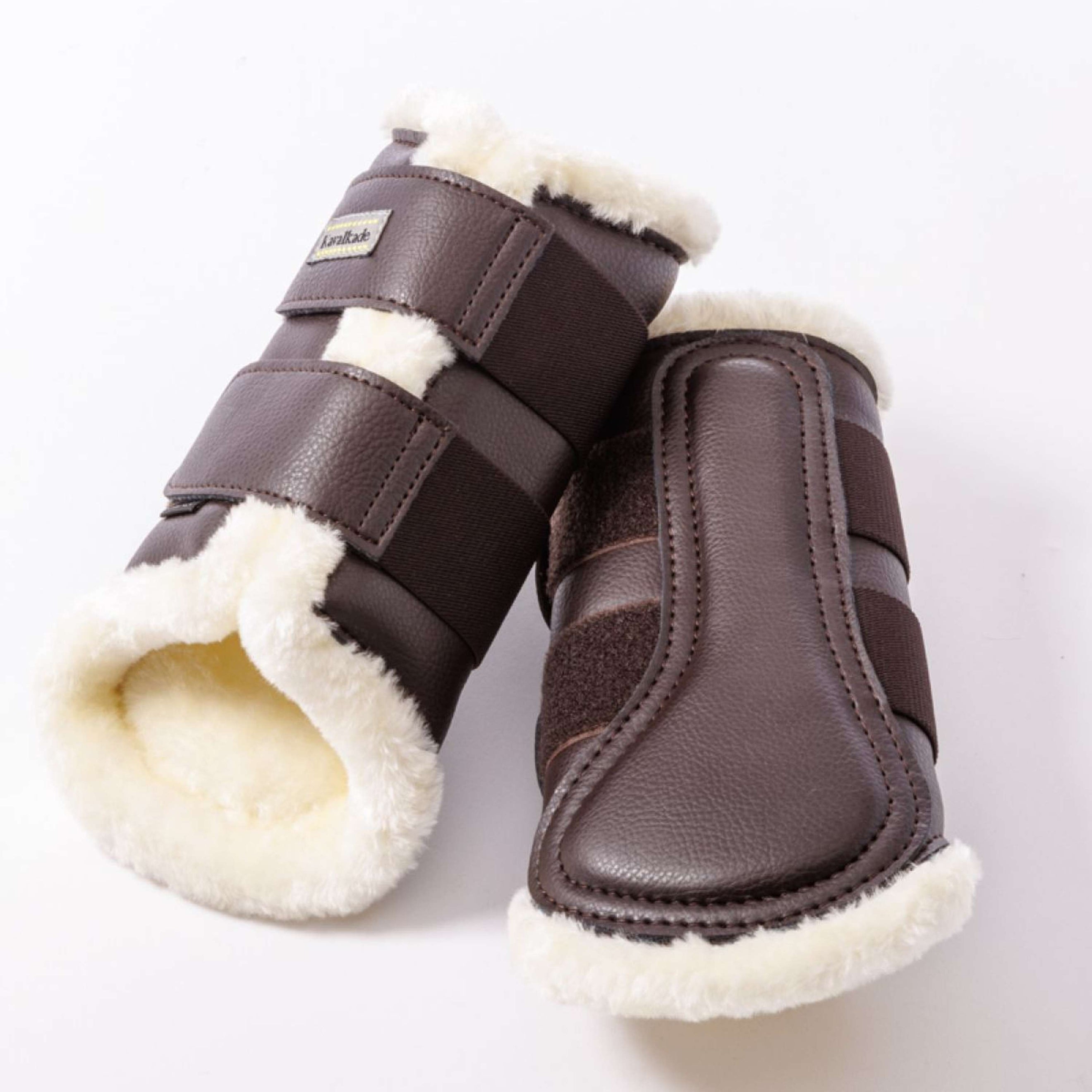 Kavalkade Dressage Boots Anatomic Faux Fur Marron/beige