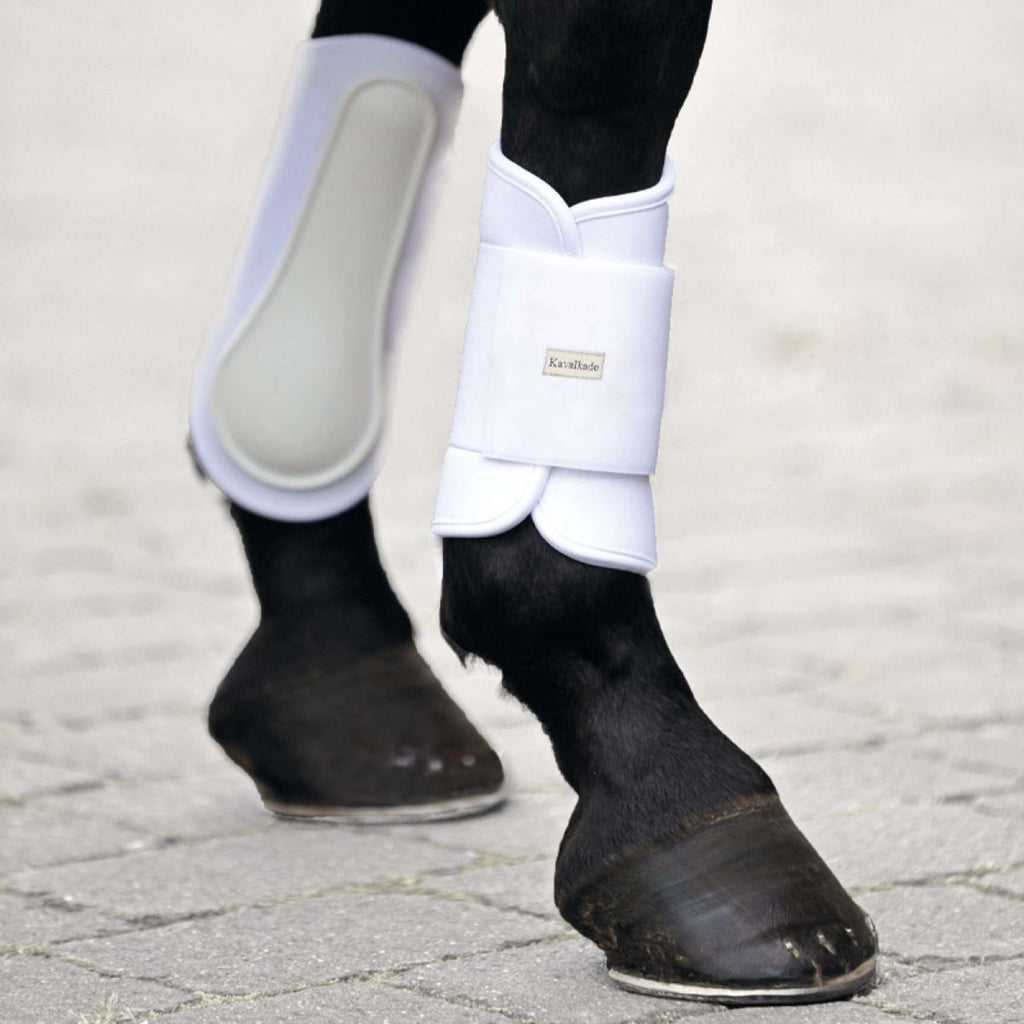 Kavalkade Protèges-Tendons Softy Jambes Avant Blanc