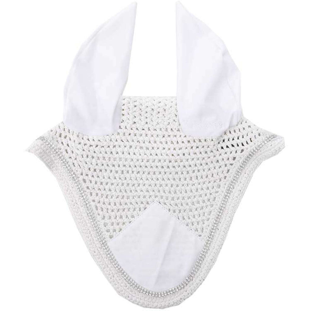 Kavalkade Bonnet Anti-Mouches avec Fausses Pierres Blanc