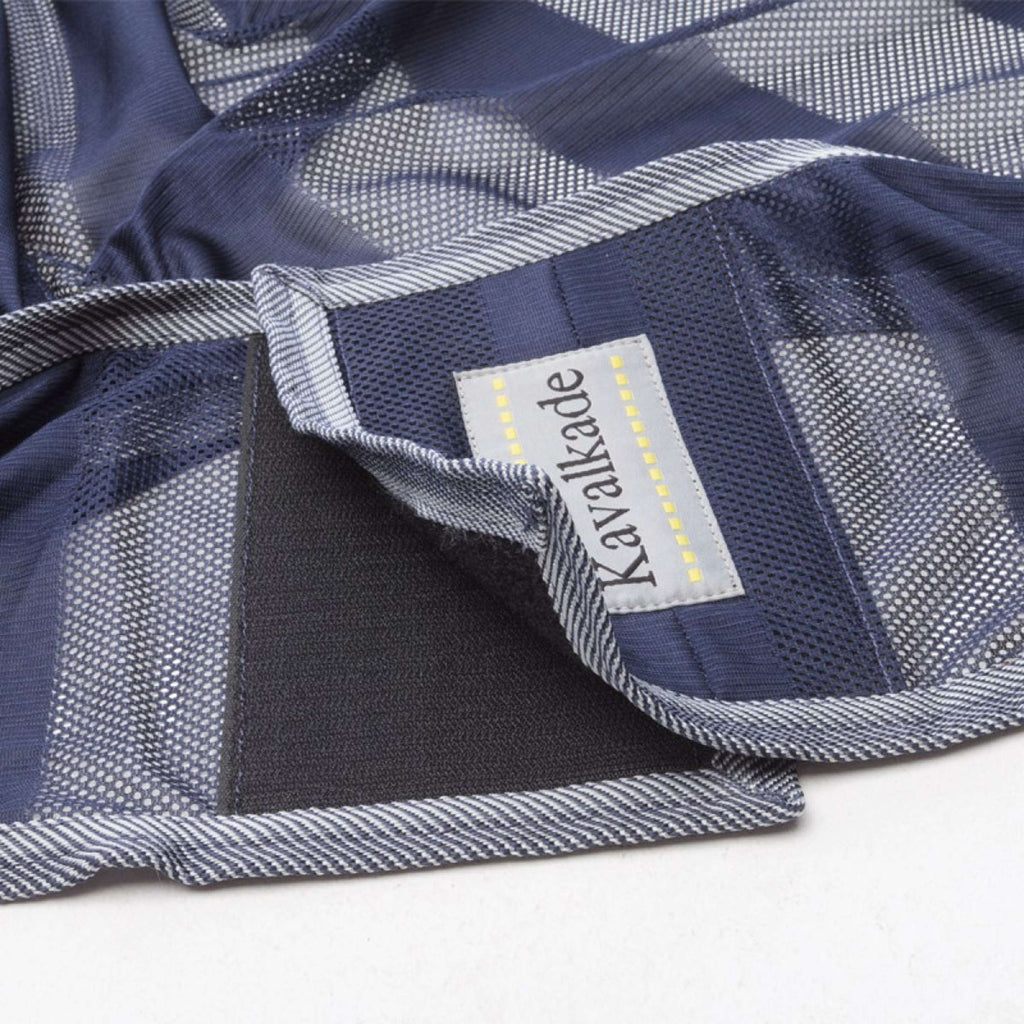 Kavalkade Couvre-reins Fly Marine/Gris