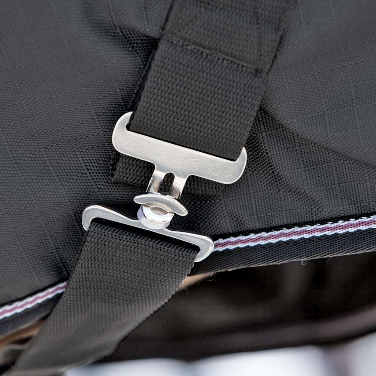 Kavalkade Couverture d'Extérieur Iceland 50g Noir/Noir/Bordeaux/Gris