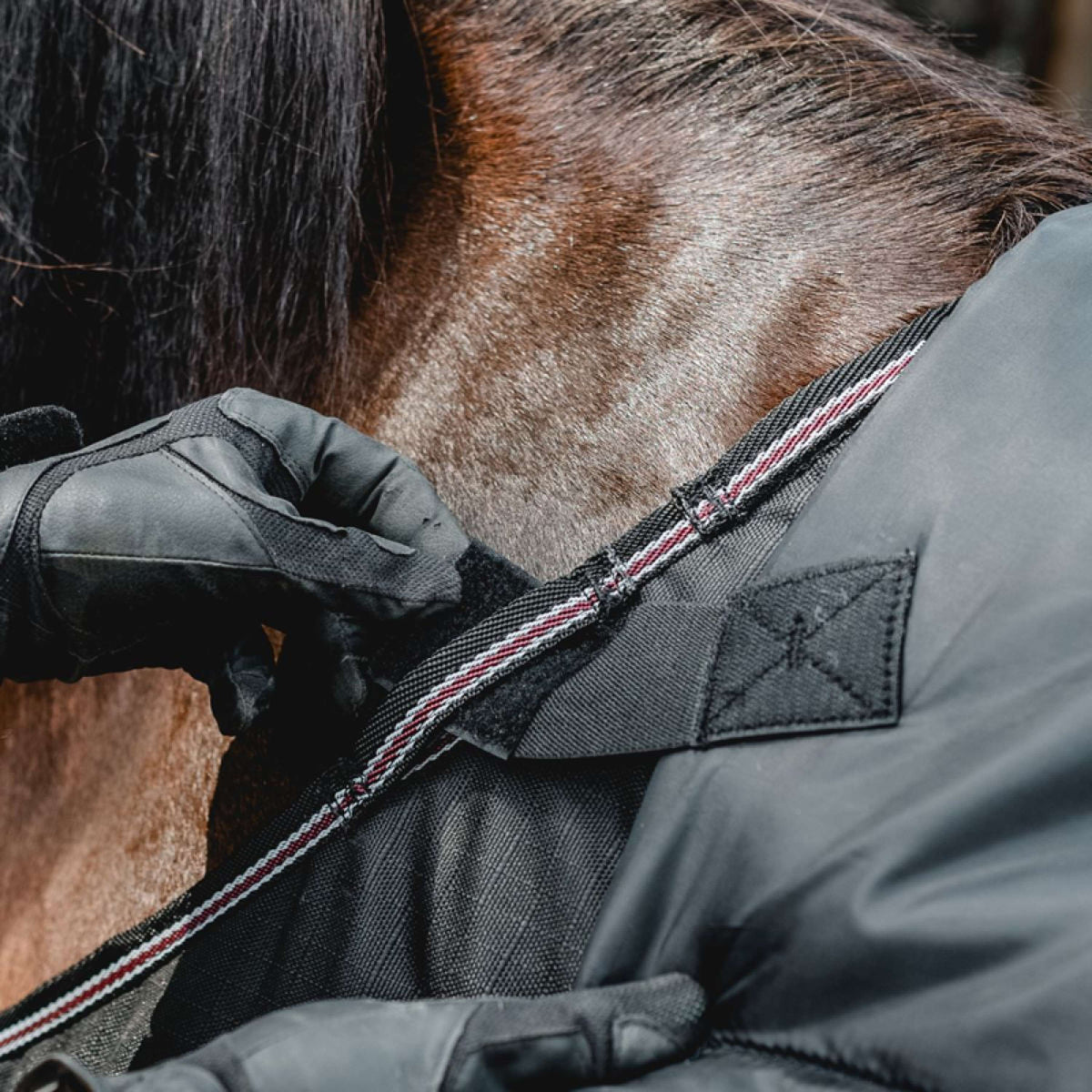 Kavalkade Couvre-Cou Iceland 50g Noir/Noir/Bordeaux/Gris