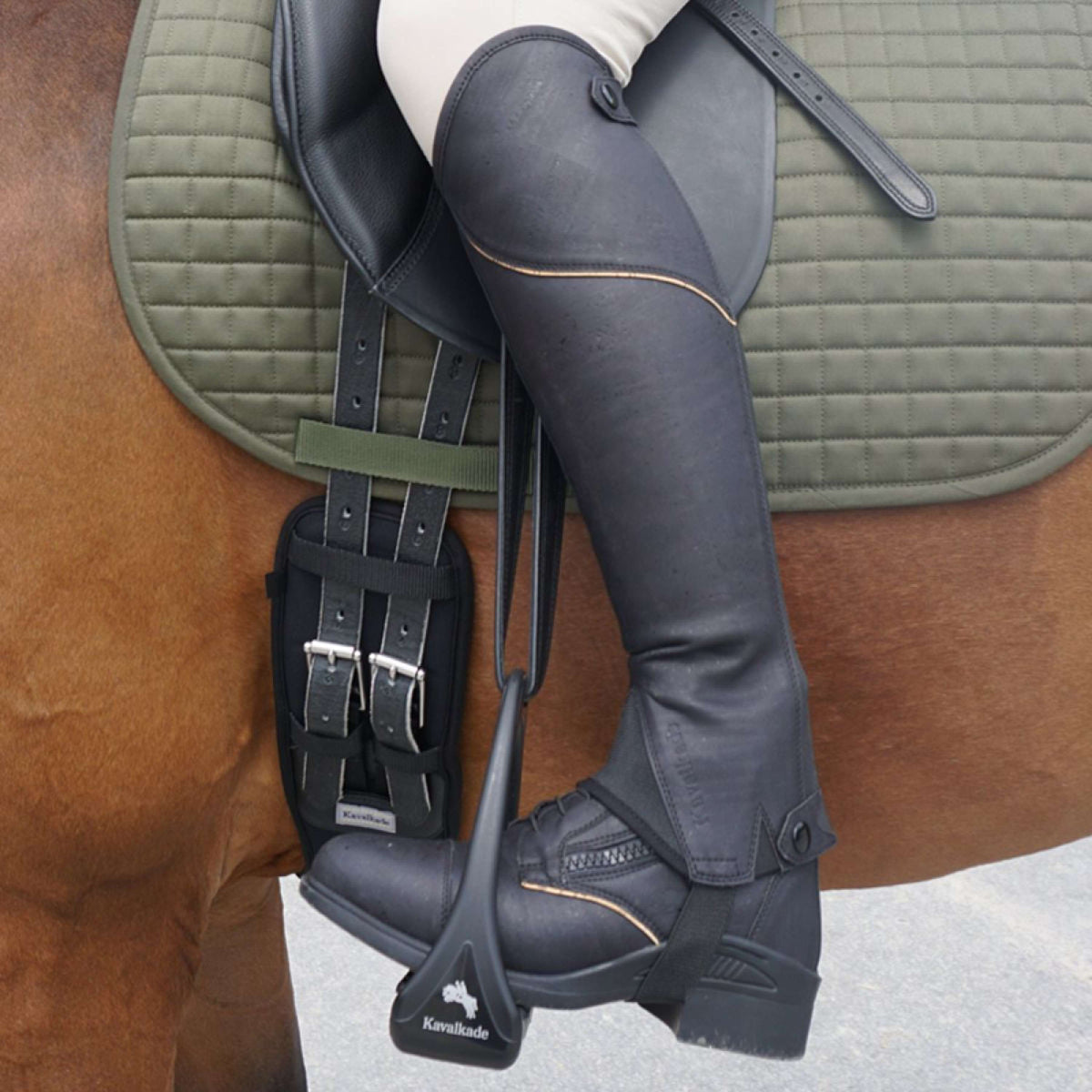 Kavalkade Jodhpur Cortica Vegane de Liège Noir