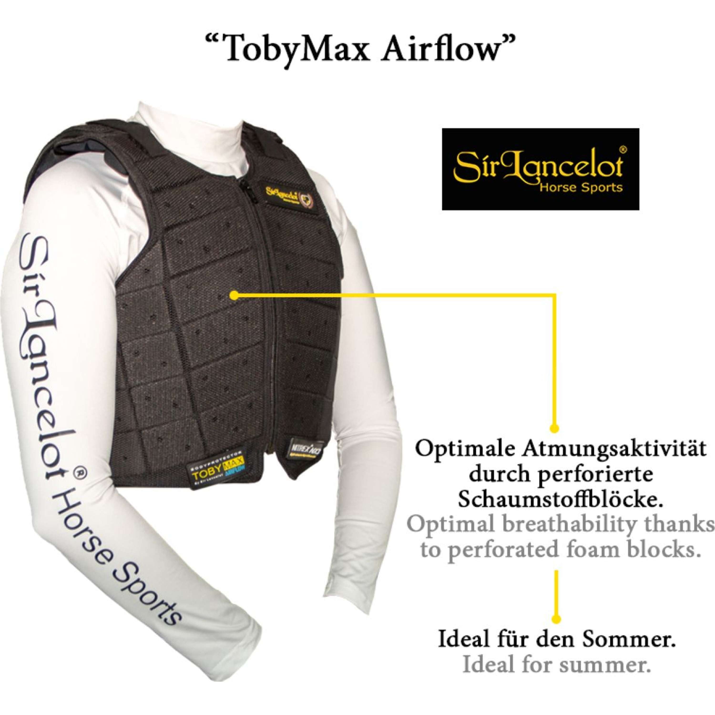 Kavalkade Bodyprotector Toby Max Airflow Summer Noir