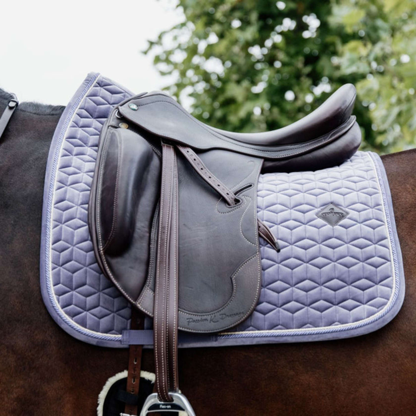 Kentucky Tapis de Selle Velvet Dressage Violet