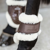 Kentucky Horsewear Protège-Boulets Young Horse Vegan Sheepskin Marron