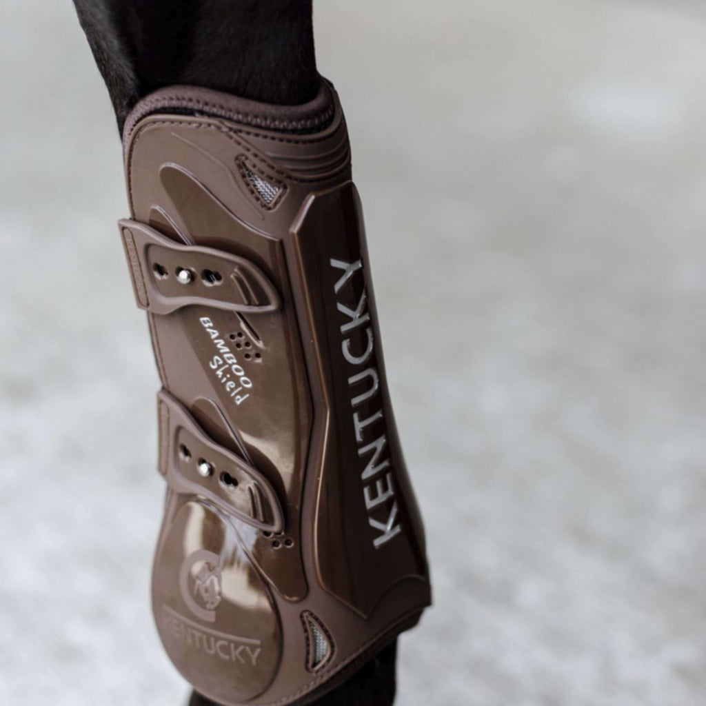 Kentucky Horsewear Protèges-Tendons Bamboo Elastic Marron