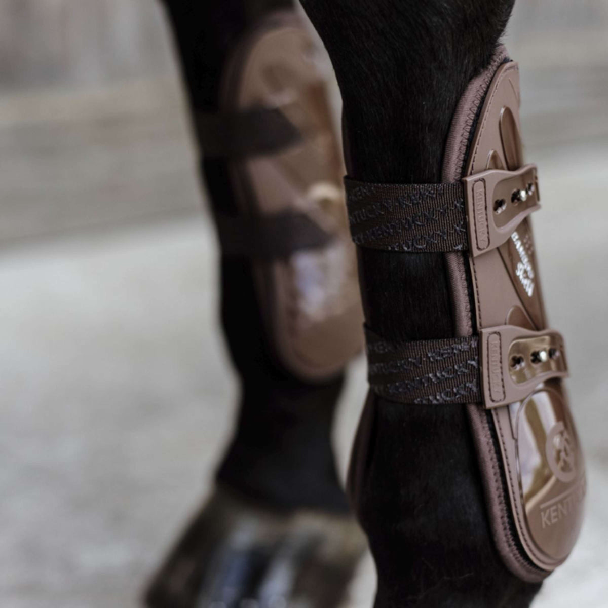 Kentucky Horsewear Protèges-Tendons Bamboo Elastic Marron