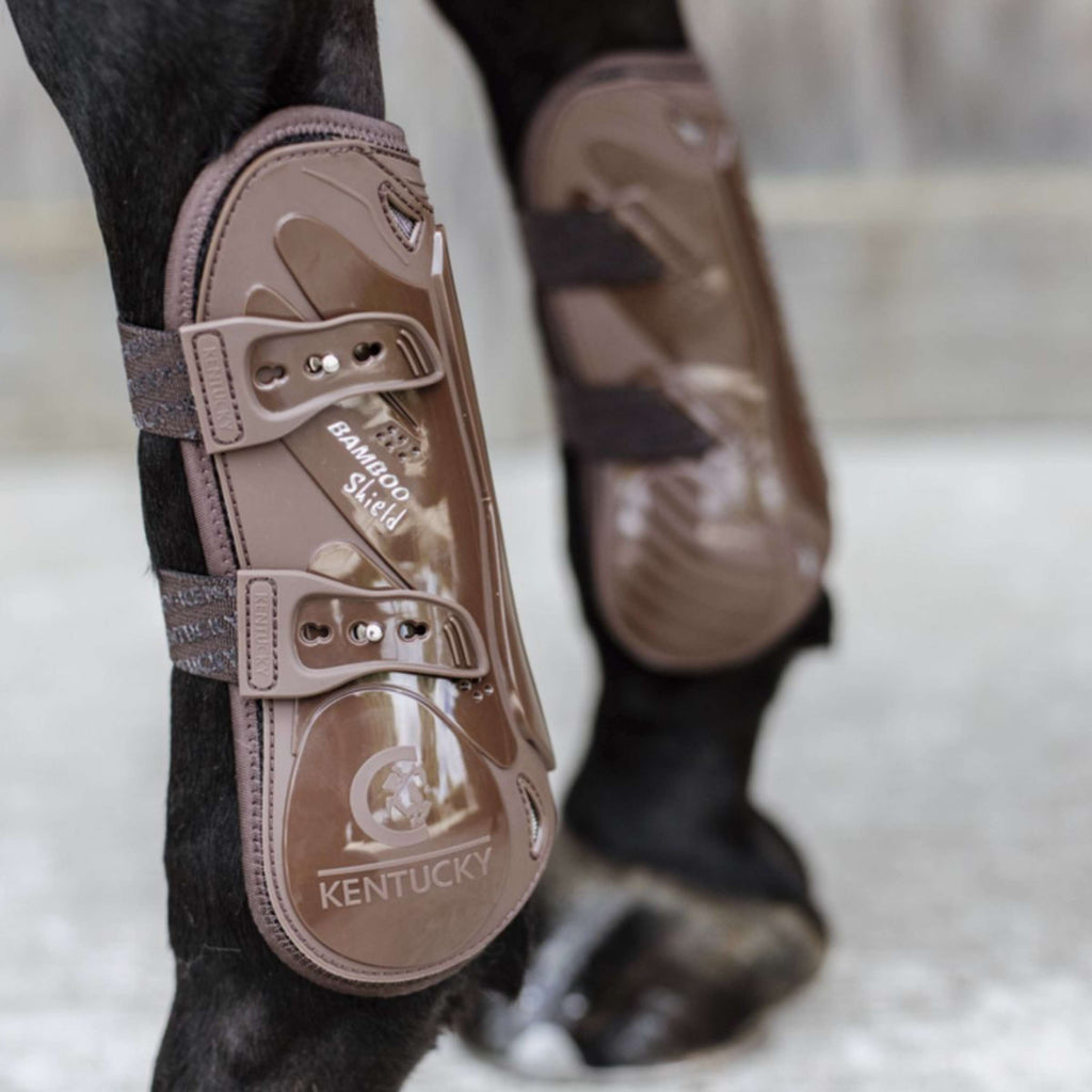 Kentucky Horsewear Protèges-Tendons Bamboo Elastic Marron
