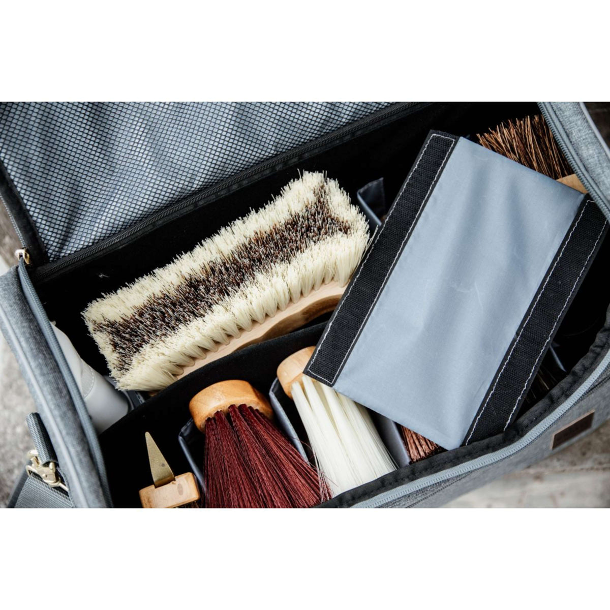 Grooming Deluxe by Kentucky Grooming Bag Set Gris