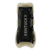 Kentucky Horsewear Protèges-Tendons Bamboo Elastic Vegan Sheepskin Noir