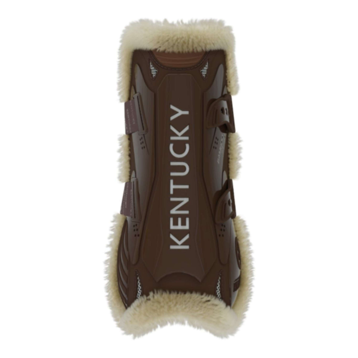 Kentucky Horsewear Protèges-Tendons Bamboo Elastic Vegan Sheepskin Marron