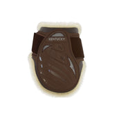 Kentucky Horsewear Protège-Boulets Young Horse Vegan Sheepskin Marron