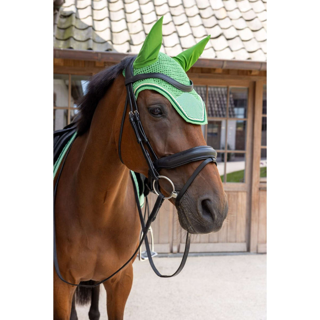 Kentucky Bonnet Anti-Mouches Wellington Velvet Chess Vert