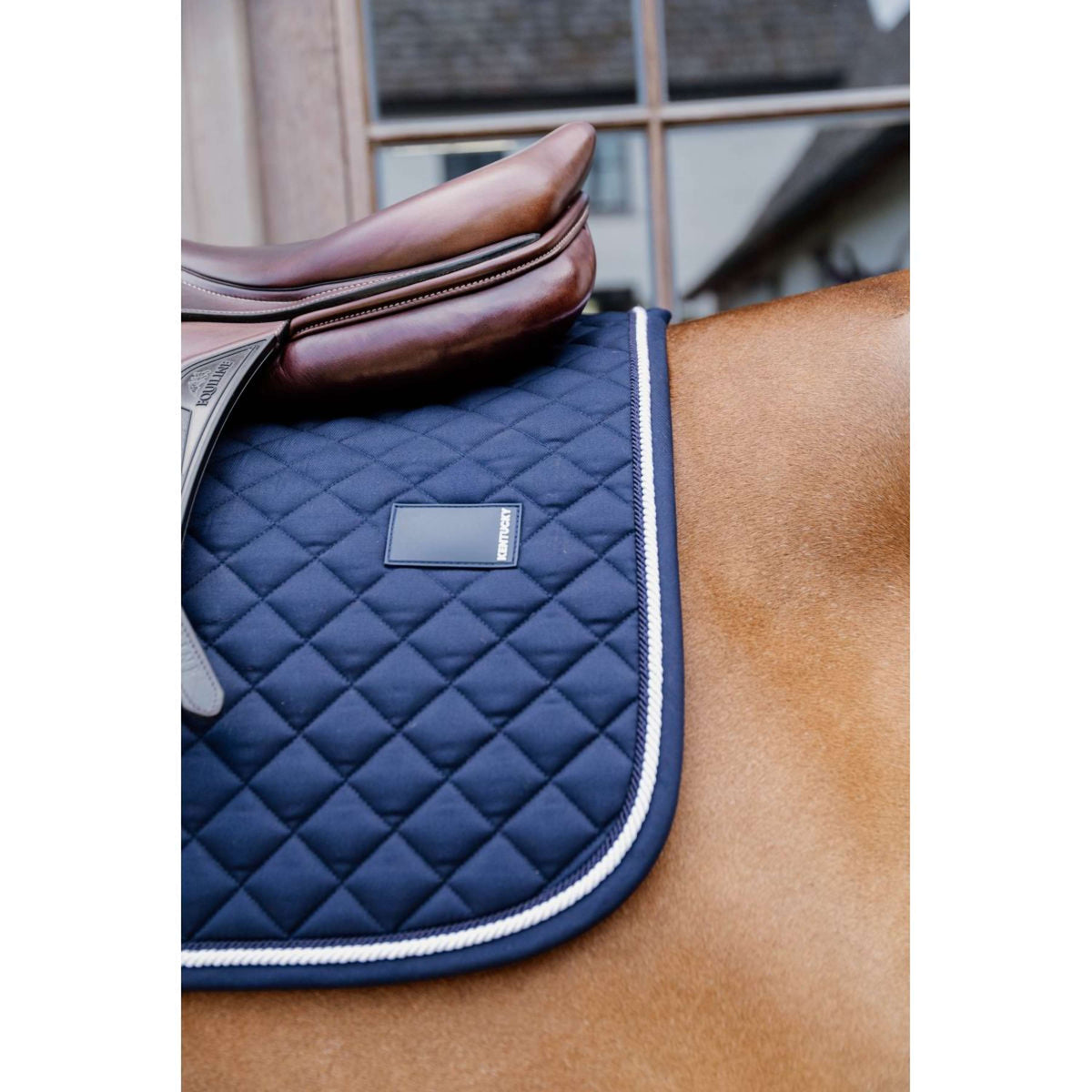 Kentucky Tapis de Selle Diamond Rope Dressage Marin