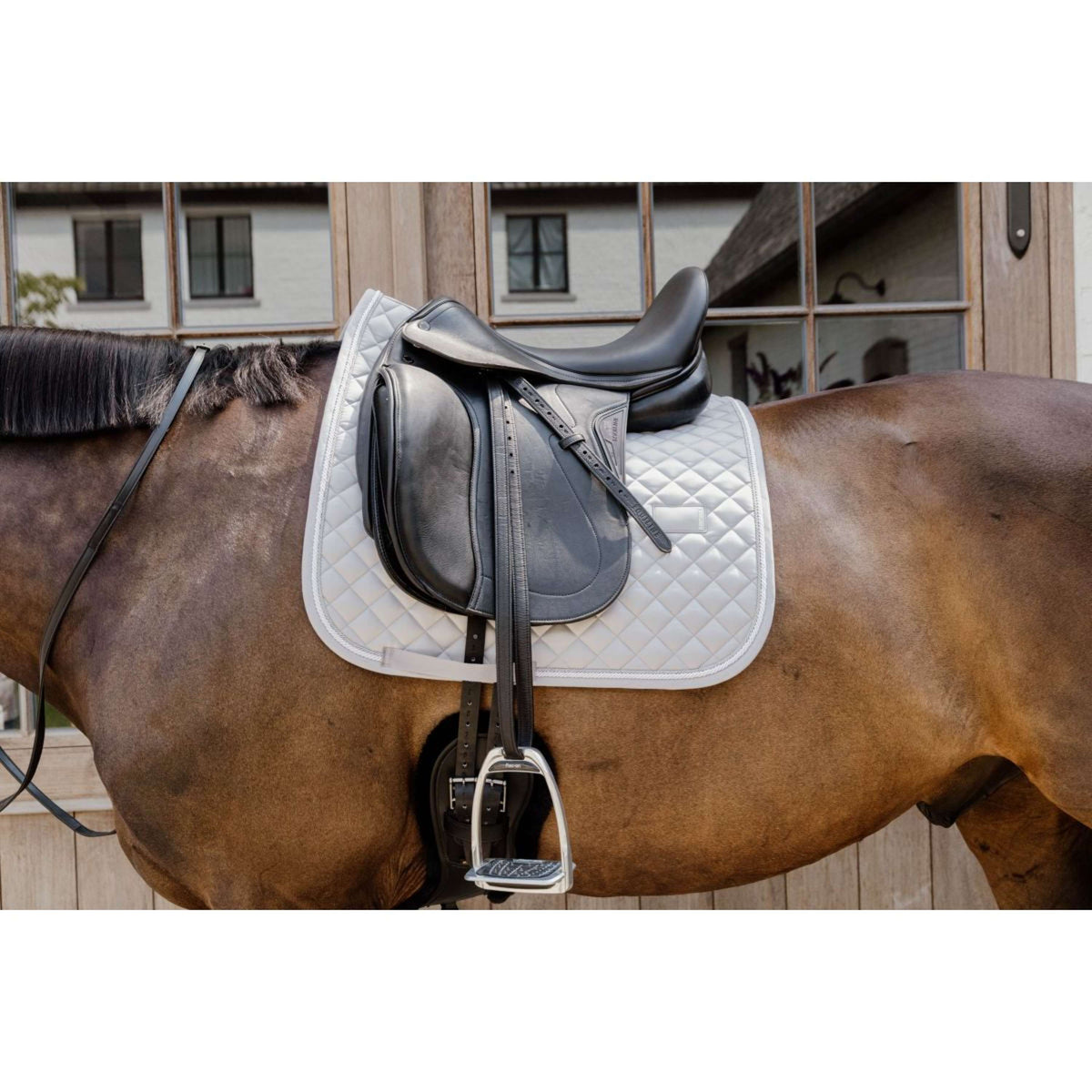 Kentucky Tapis de Selle Diamond Rope Dressage Gris