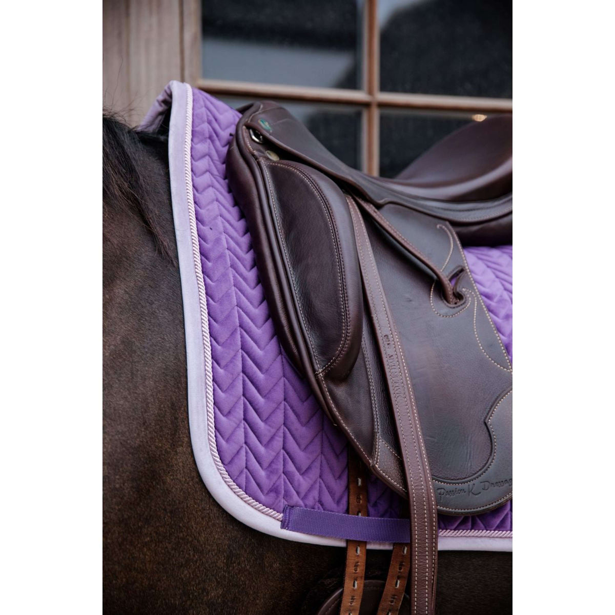 Kentucky Tapis de Selle de Dressage Classic Contraste Violet Royal