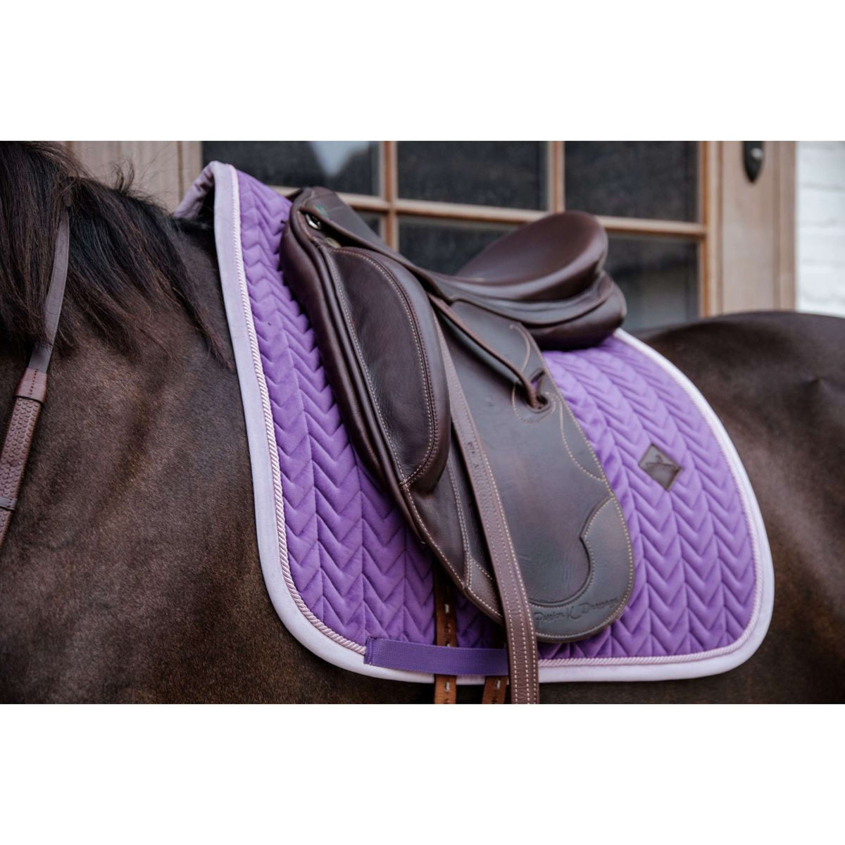 Kentucky Tapis de Selle de Dressage Classic Contraste Violet Royal