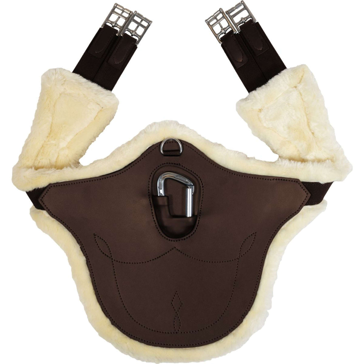 Kentucky Horsewear Sangle d'Obstacle Anatomic Sheepskin Marron