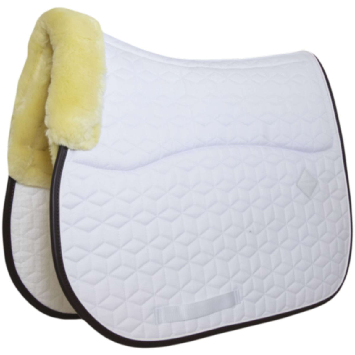 Kentucky Tapis de Selle Skin Friendly de Saut Blanc