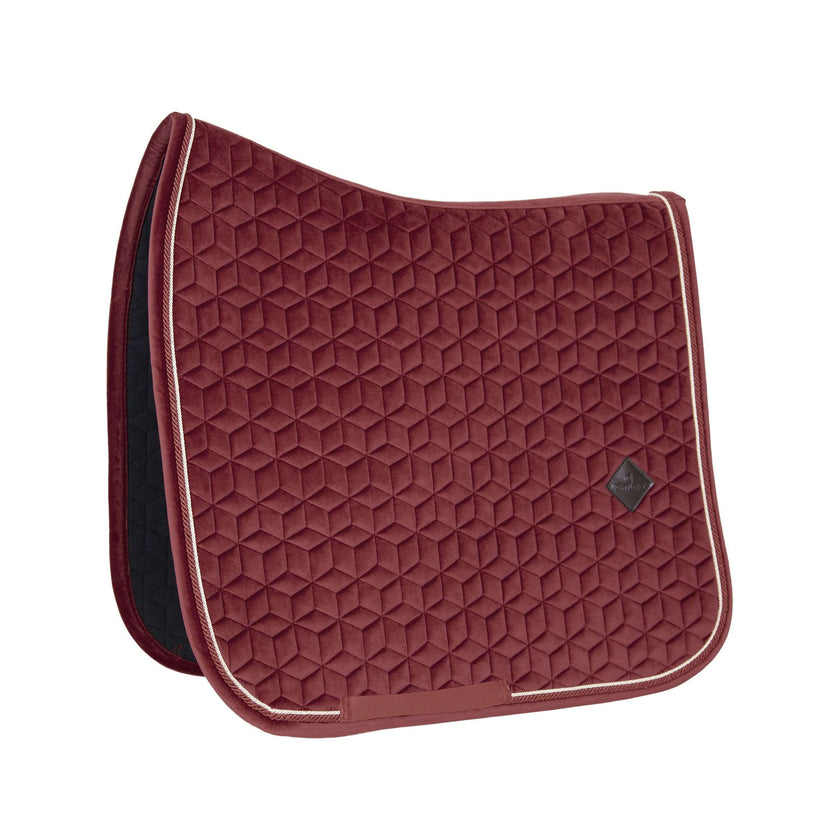 Kentucky Tapis de Selle Velvet Dressage Bordeaux