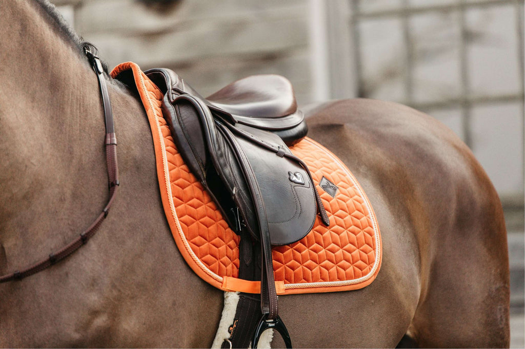 Kentucky Tapis de Selle Velvet Dressage Orange