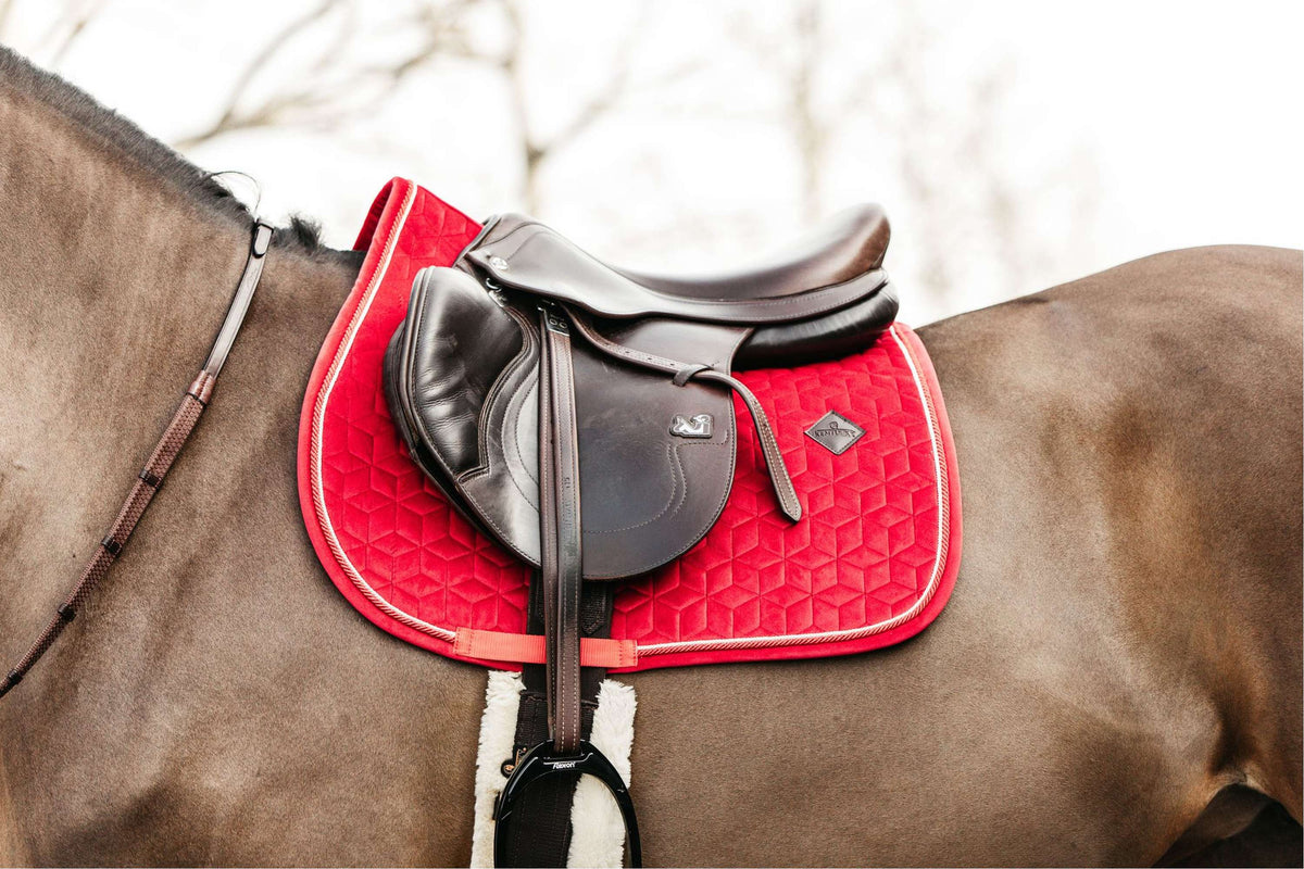 Tapis de Selle Mixte Kentucky Velvet – Rouge Tapis de Selle Mixte Kentucky Velvet – Rouge