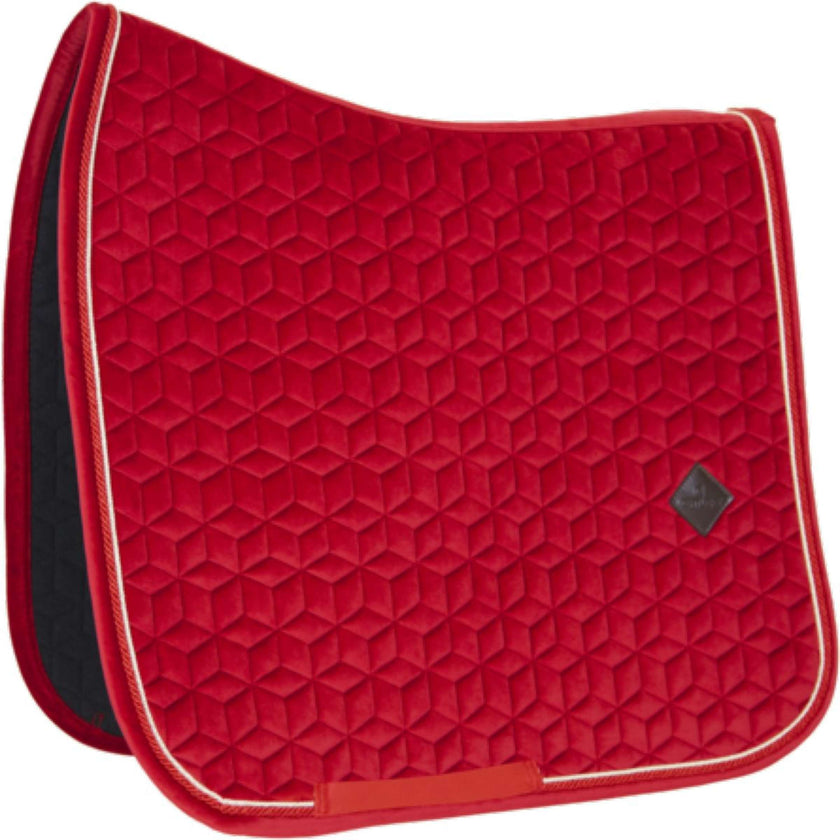 Kentucky Tapis de Selle Velvet Dressage Rouge