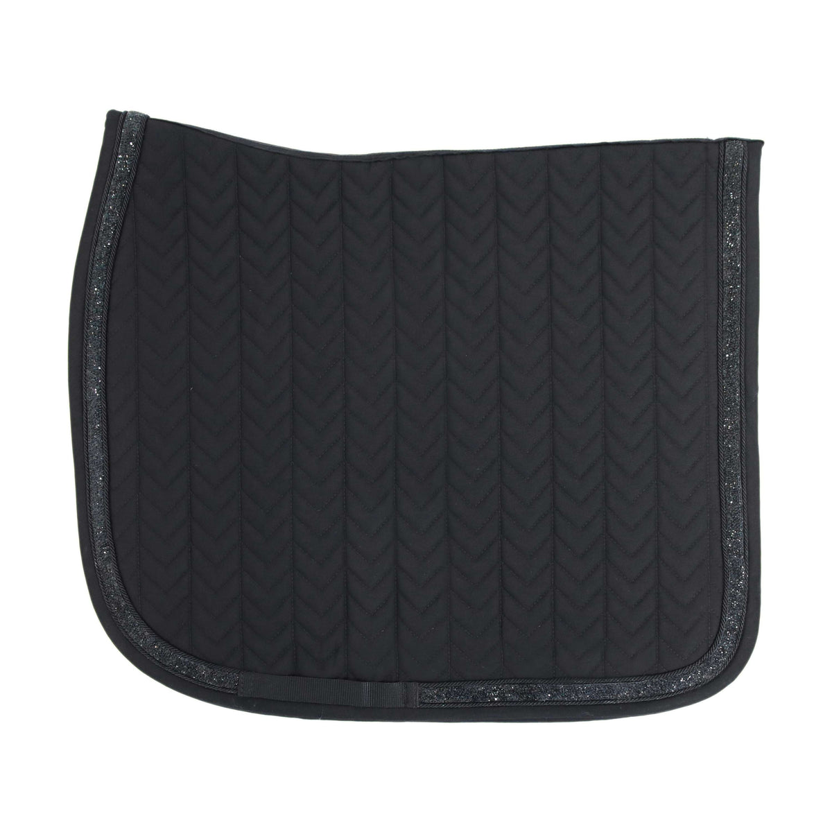 Kentucky Tapis de Selle Paillettes Pierres Dressage Noir