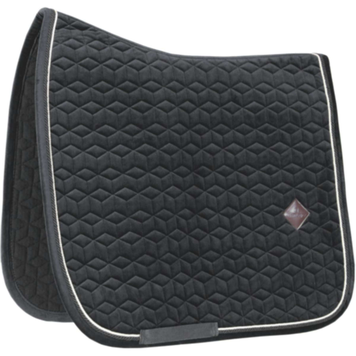 Kentucky Tapis de Selle Basic Velvet Dressage Noir