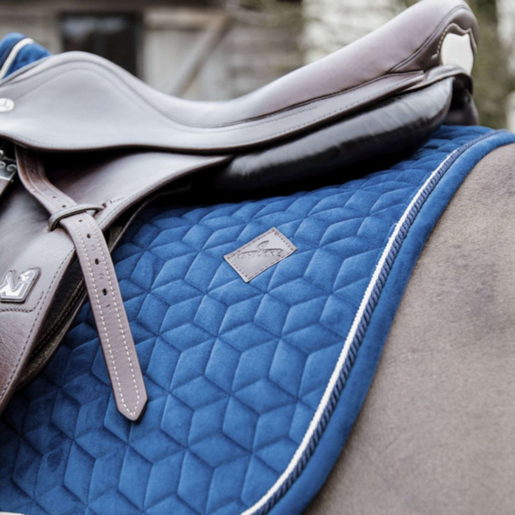 Kentucky Tapis de Selle Basic Velvet de Saut Marin