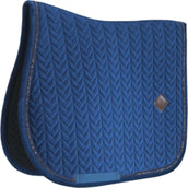 Kentucky Tapis de Selle velours Pearls Dressage Marin