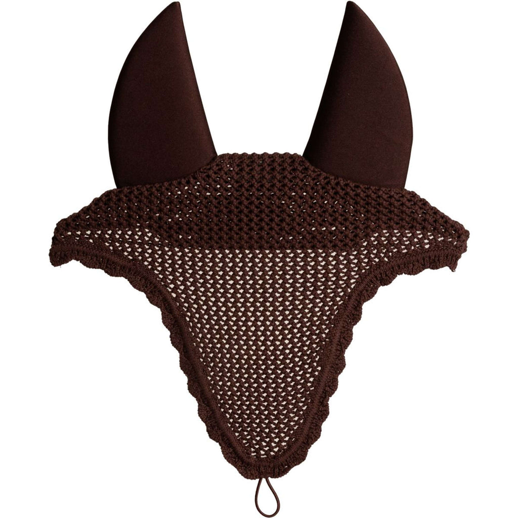 Kentucky Horsewear Bonnet Anti-Mouches Long Soundless Marron