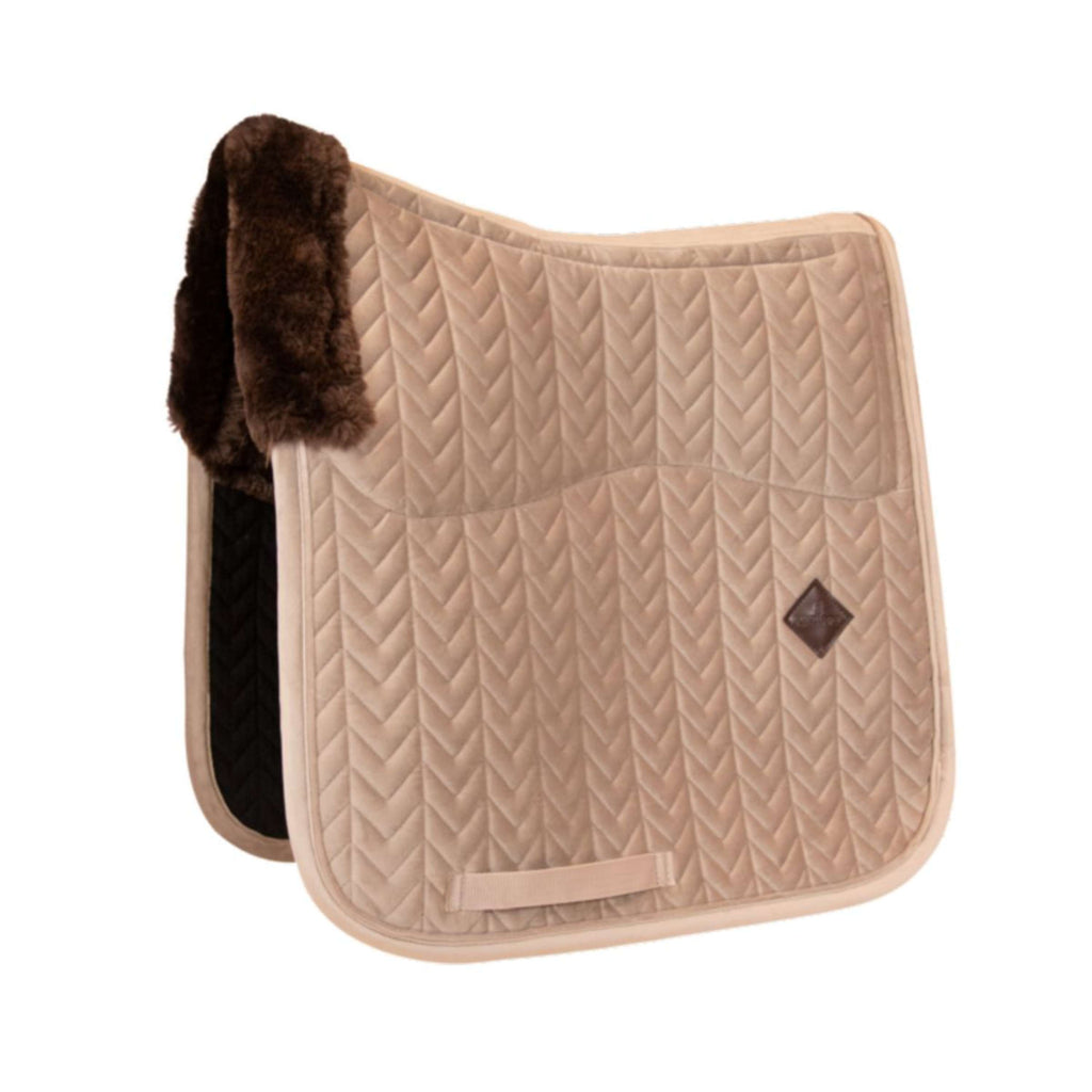 Kentucky Tapis de Selle Skin Friendly velours Dressage Beige