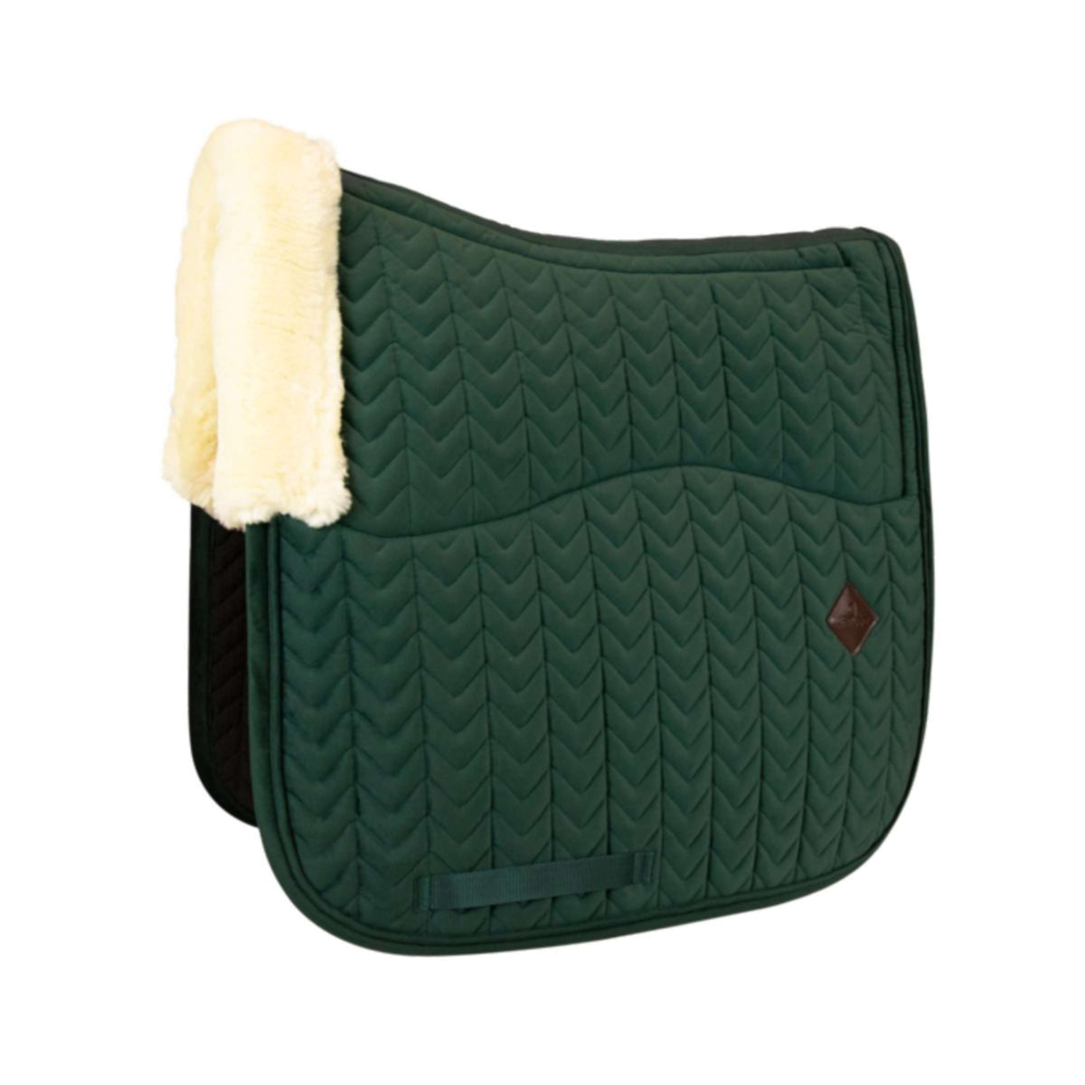 Kentucky Tapis de Selle Skin Friendly velours Dressage Pine Green