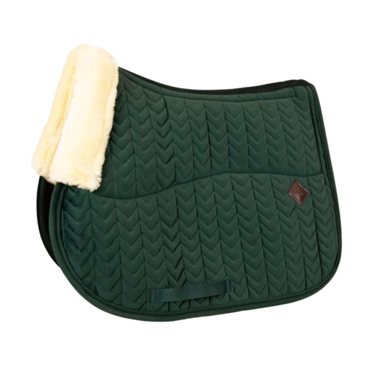 Kentucky Tapis de Selle Skin Friendly velours de Saut Pine Green