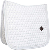 Kentucky Horsewear Tapis de Selle Glitter Dressage Blanc/Blanc