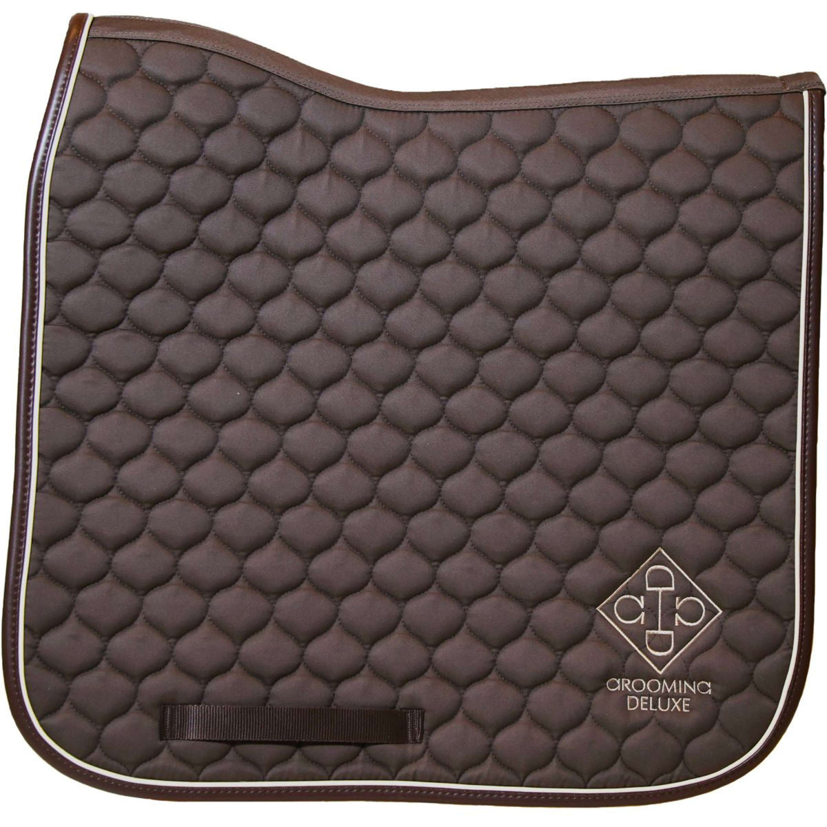 Kentucky Horsewear Tapis de Selle Grooming Deluxe Dressage Marron