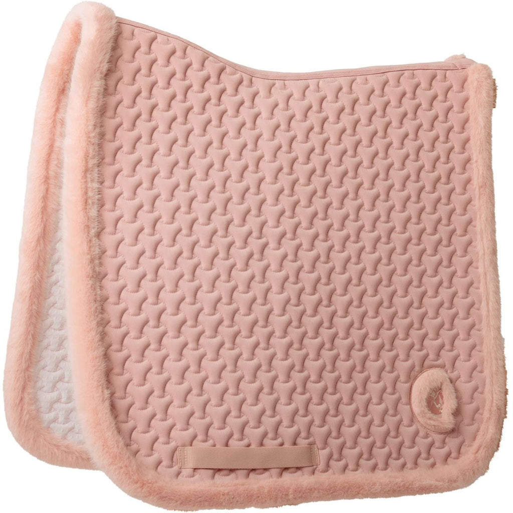 Kentucky Horsewear Tapis de Selle Fake Fur Onion Quilt Dressage Rose Vieux