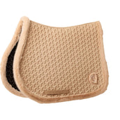 Kentucky Horsewear Tapis de Selle Fake Fur Onion Quilt de Saut Beige